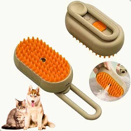 Escova a Vapor para Gatos e Cães